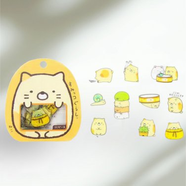 San-X Sumikkogurashi Sticker Flake Pack (Neko)
