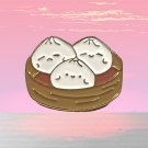 Basket of Buns Enamel Pin
