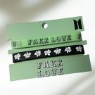 BTS FAKE LOVE Jelly Silicone Bracelet Set