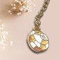 Sanrio Enamel Pin with Chain/Charm (Cinnaroll V2)