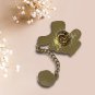 Sanrio Enamel Pin with Chain/Charm (Cinnaroll V2)
