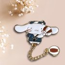 Sanrio Enamel Pin with Chain/Charm (Cinnaroll V3)