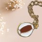 Sanrio Enamel Pin with Chain/Charm (Cinnaroll V3)