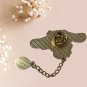 Sanrio Enamel Pin with Chain/Charm (Cinnaroll V3)