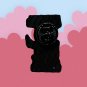 Cat with Knife Enamel Pin