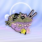 Studio Ghibli SPIRITED AWAY Enamel Pin (Susuwatari (wandering soot) in Ramen Bowl)