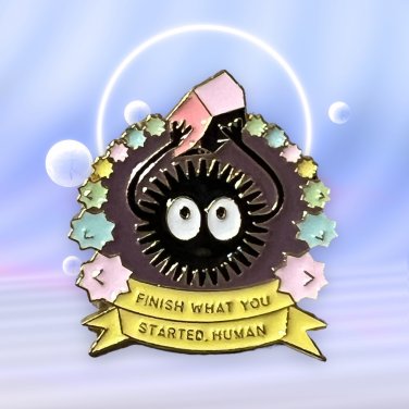 Studio Ghibli SPIRITED AWAY Enamel Pin (Susuwatari/Soor)