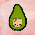 Avo-CAT-do Enamel Pin