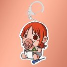 One Piece Acrylic Keychain (Nami Baby Version)