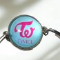 TWICE Logo in Glass Bezel Bracelet