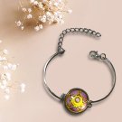 Sailor Moon Shield in Glass Bezel Bracelet