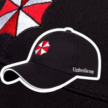 Bio Hazard Resident Evil UMBRELLA Corp. Logo Adjustable Baseball Cap