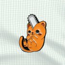 Kitty Pochita Enamel Pin
