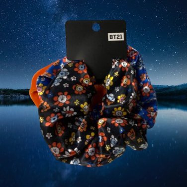 BTS BT21 Flower Power Set of 3 Scrunchies