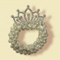 Faux Pearl Beaded Hair Band with Tiara (V1)