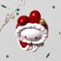 Lunar New Year Resin Lucky Bunny in Winter Cloak (A)