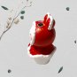 Lunar New Year Resin Lucky (Laughing) Bunny in Winter Cloak (B)
