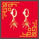 Lunar New Year Earrings Bunch of Chili (U)
