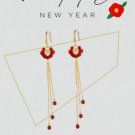 Lunar New Year Earrings with Tassels (A)