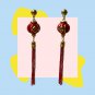 Lunar New Year Earrings Chinese Lantern with Tassels (B)