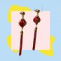 Lunar New Year Earrings Chinese Lantern with Tassels (B)