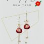 Lunar New Year Earrings Money Bag with Tassels (D)