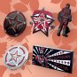 Marvel Studios: Black Widow "Taskmaster" Metal-based with Enamel 5 Lapel Pin Set