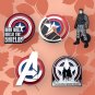 Marvel Studios: The Falcon and The Winter Soldier Metal based and Enamel 5 Lapel Pin Set