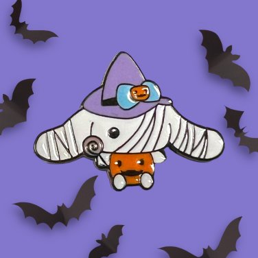 San-X Cinnaroll Enamel Pin (Halloween Cinnamonroll v1)