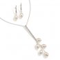 Cream: Mariette Faux Pearl Necklace and Earring Gift Set - Avon