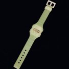 White Glow in the Dark Digital Rubber Strap Watch - Avon