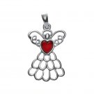 January Birthstone Angel Necklace (Garnet) - Avon