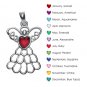 January Birthstone Angel Necklace (Garnet) - Avon