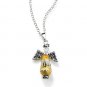 Two-Tone Christmas Angel Necklace - Avon