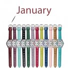 January Pavé Bezel Birthstone Watch - Avon