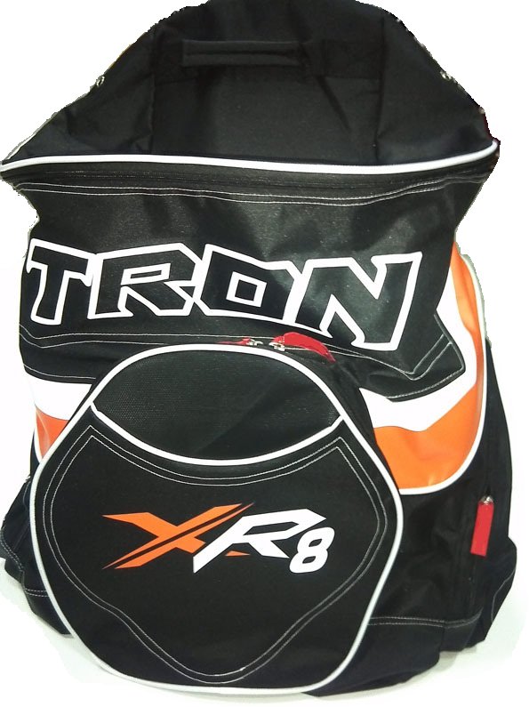 XR8 Backpack Hockey Equipment Bag Black/Orange