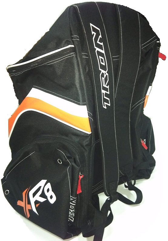 XR8 Backpack Hockey Equipment Bag Black/Orange