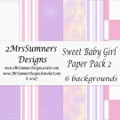 Sweet Baby Girl Paper Pack 2