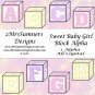 Sweet Baby Girl Block Alpha Add-On