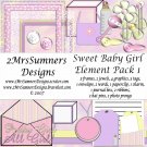 Sweet Baby Girl Element Pack 1