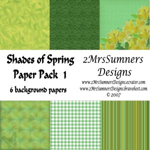 Shades of Spring Paper Pack 1