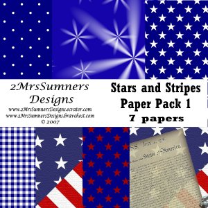 Stars and Stripes Paper Pack 1