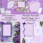Purple Passion Quick Page Pack 1