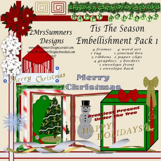 Tis the Season Element Pack 1