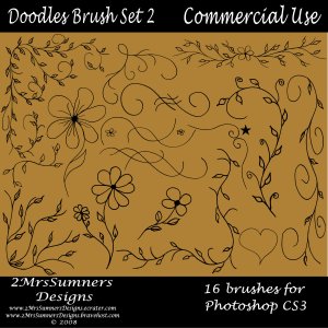 Doodles Brush Set 2