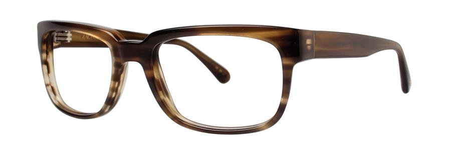 Zac Posen TECH Olive Horn Eyeglasses Size55-19-140.00