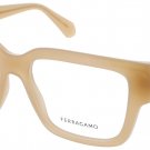 SALVATORE FERRAGAMO SF2975-708-53 Eyeglasses Eye Glasses 708 OPALINE Authentic N
