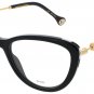CAROLINA HERRERA CH-0021-0807-54 Eyeglasses Eye Glasses 0807 BLACK Authentic New