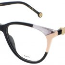 CAROLINA HERRERA CH-0054-0KDX-53 Eyeglasses Eye Glasses 0KDX BLACK Authentic New