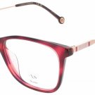 CAROLINA HERRERA HER-0118/G-0VA4-52 Eyeglasses Eye Glasses 0VA4 CHERRY Authentic